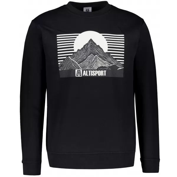  Muški sweatshirt ALTISPORT ALM188406 CRNA 