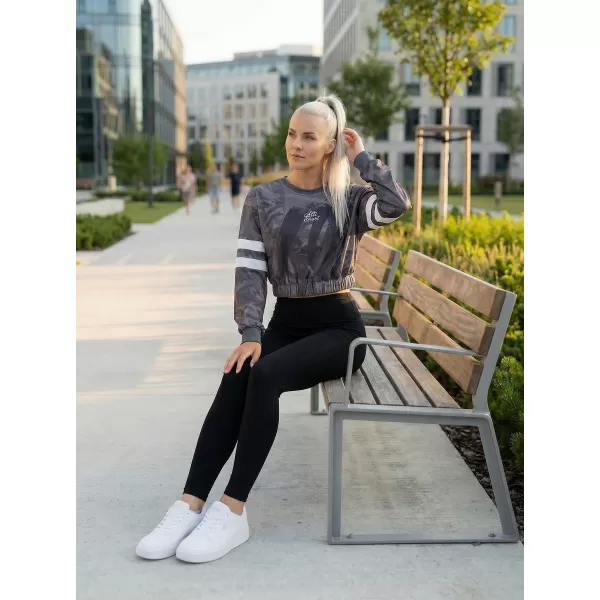  Ženska vrhunska funkcionalna skraćena majica ALTISPORT VOJ/ALW096MI08 SIVA 
