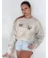 Ženska majica DSTREET SPARKI BY1406 SVIJETLO SIVE BOJE