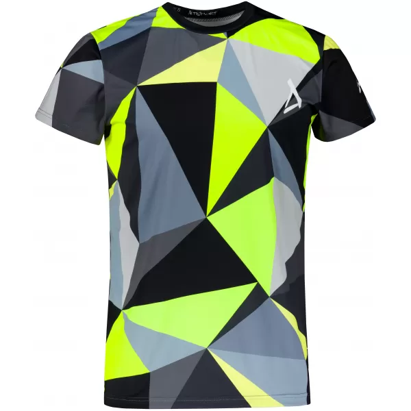  Muški funkcionalni t -majica Premium Plus ALTISPORT VOJ/ALM007TR02 CRNO/FLUO ŽUTO 