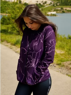 Ženska premium funkcionalna majica s patentnim zatvaračem ALTISPORT VOJ/ALW100MI02 FUKSIJA