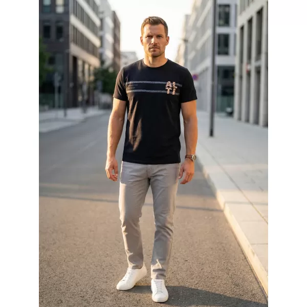  Muška majica kratkih rukava ALTISPORT EBEN CRNA 