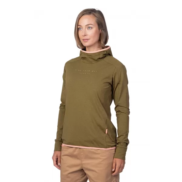  Ženska majica HANNAH NYMA HOODY BUKVA 
