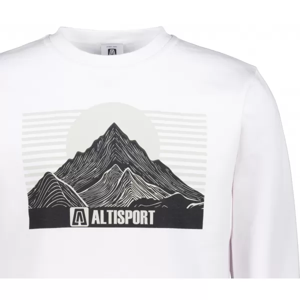  Muški sweatshirt ALTISPORT ALM188406 BIJELA 
