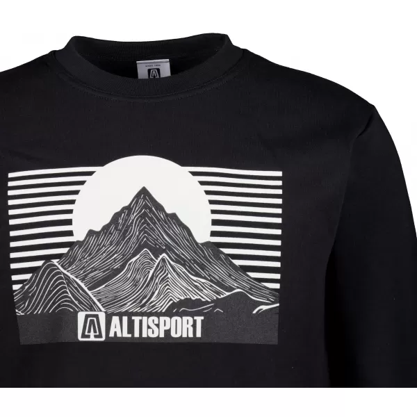  Muški sweatshirt ALTISPORT ALM188406 CRNA 