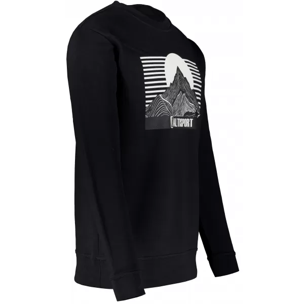 Muški sweatshirt ALTISPORT ALM188406 CRNA 