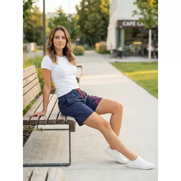 Ženske kratke hlače ALTISPORT ELISSA TAMNOPLAVA 