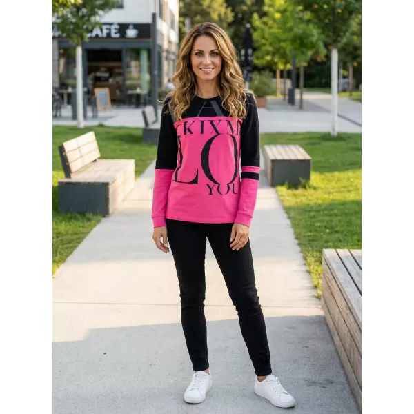  Ženski sweatshirt KIXMI URANIA RUŽIČASTA 
