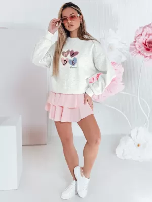 Ženska majica DSTREET MADELIN BY1459 SVIJETLO SIVE BOJE