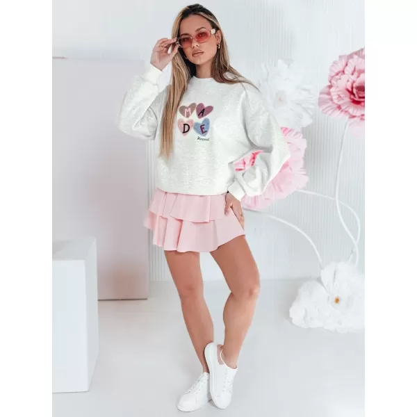  Ženska majica DSTREET MADELIN BY1459 SVIJETLO SIVE BOJE 