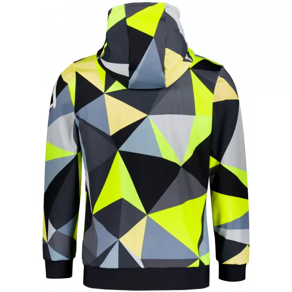  Muška funkcionalna dukserica premija ALTISPORT VOJ/ALM007MI01 CRNO/FLUO ŽUTO 