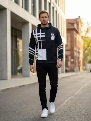 Vrhunska muška funkcionalna majica s patentnim zatvaračem ALTISPORT VOJ/ALM098MI02 SHIBA