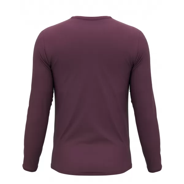  Muški majica s dugim rukavom HANNAH BINE L/S CRVENI MAHAGONI 