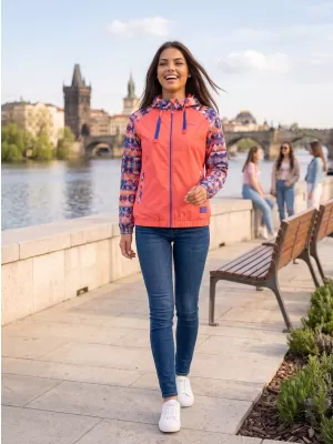 Ženska jakna ALTISPORT EDRIA KORALJNI