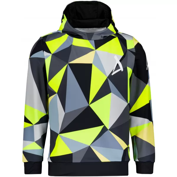  Muška funkcionalna dukserica premija ALTISPORT VOJ/ALM007MI01 CRNO/FLUO ŽUTO 