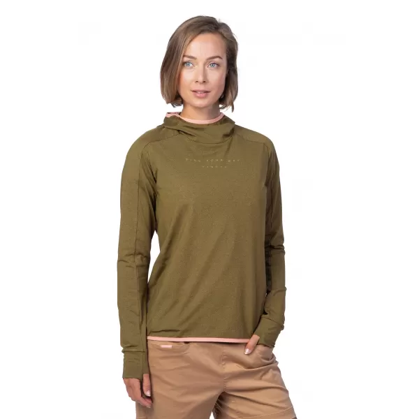  Ženska majica HANNAH NYMA HOODY BUKVA 