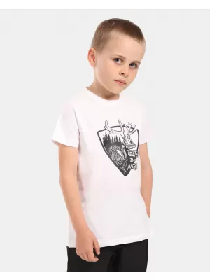 Majica za dječake KILPI SALO-JB YJ0371KI BIJELA