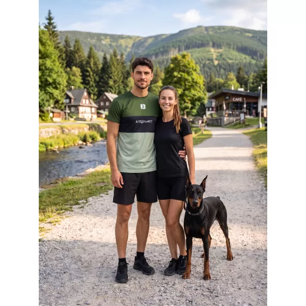  Muška premium plus funkcionalna majica ALTISPORT VOJ/ALM051TR02 KAKI 