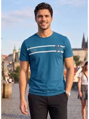 Muška majica kratkih rukava ALTISPORT EBEN KEROZIN