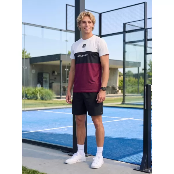  Muška premium plus funkcionalna majica ALTISPORT VOJ/ALM051TR02 TAMNOCRVENA 