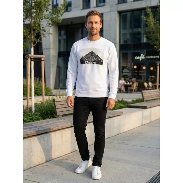  Muški sweatshirt ALTISPORT ALM188406 BIJELA 