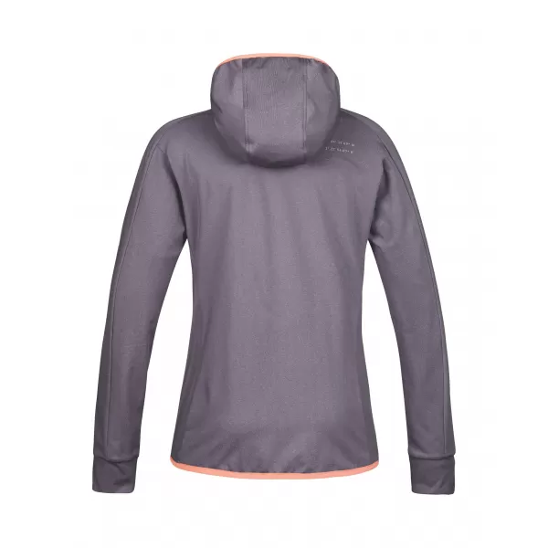  Ženska majica HANNAH NYMA HOODY SIVI GREBEN MEL 