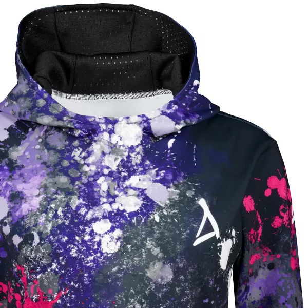  Ženska funkcionalna dukserica premija ALTISPORT VOJ/ALW055MI01 CRNO -PINK 