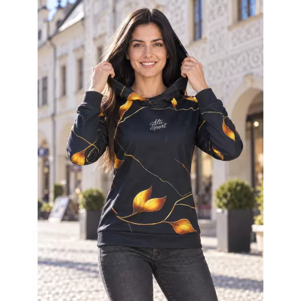  Ženska vrhunska funkcionalna majica ALTISPORT VOJ/ALW097MI01 ZLATNI LISTIĆI 