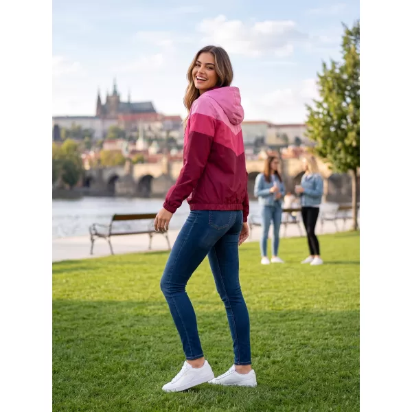  Ženska jakna ALTISPORT EDNA TAMNOCRVENA 