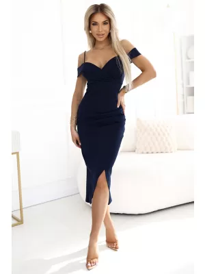 Haljina NUMOCO CALLIE 564-7 TAMNOPLAV