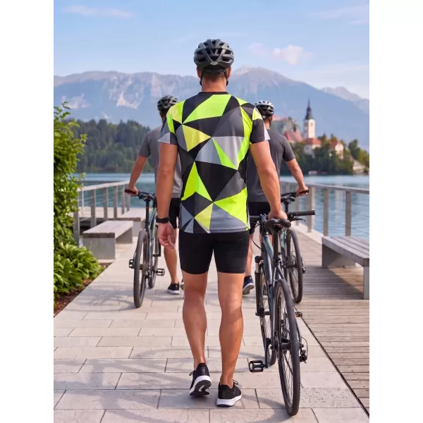  Muški funkcionalni t -majica Premium Plus ALTISPORT VOJ/ALM007TR02 CRNO/FLUO ŽUTO 