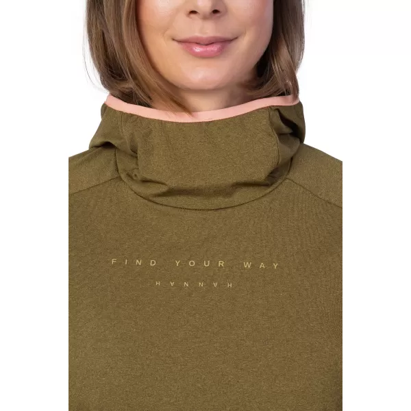  Ženska majica HANNAH NYMA HOODY BUKVA 