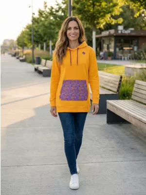 Ženski sweatshirt ALTISPORT EDA JANTAR