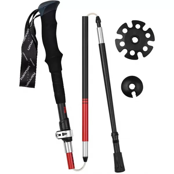  Trekking stupovi HANNAH SPEED TRAIL FL ANTRACIT/CRVENA 