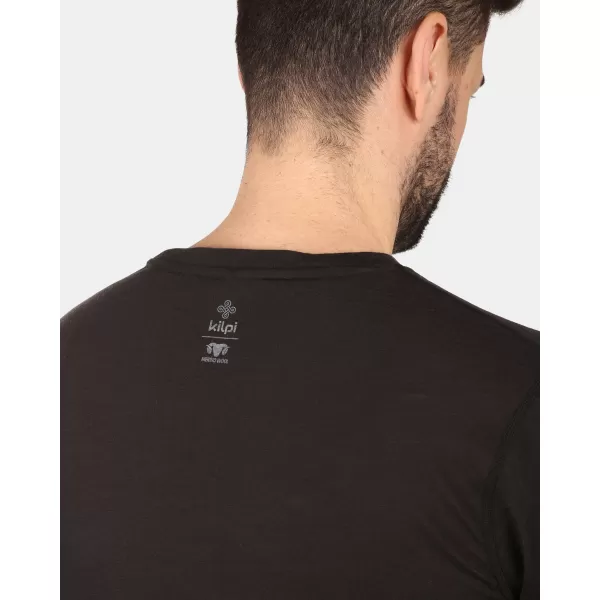 Muški majica od merino vune KILPI SLOPER-M YM0311KI CRNI 