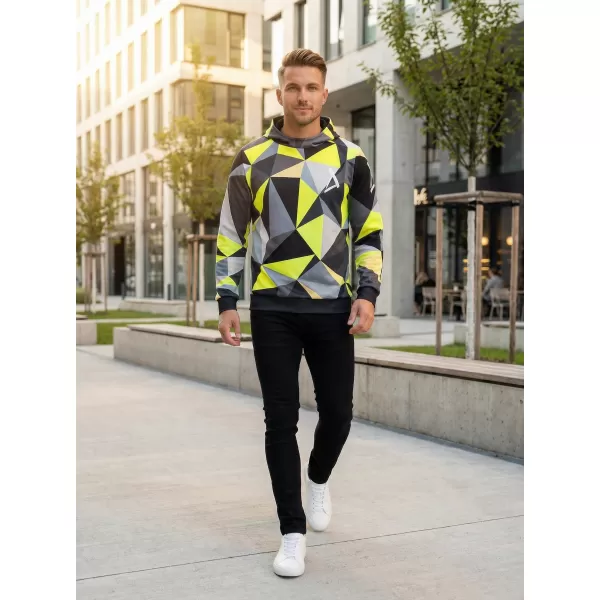  Muška funkcionalna dukserica premija ALTISPORT VOJ/ALM007MI01 CRNO/FLUO ŽUTO 