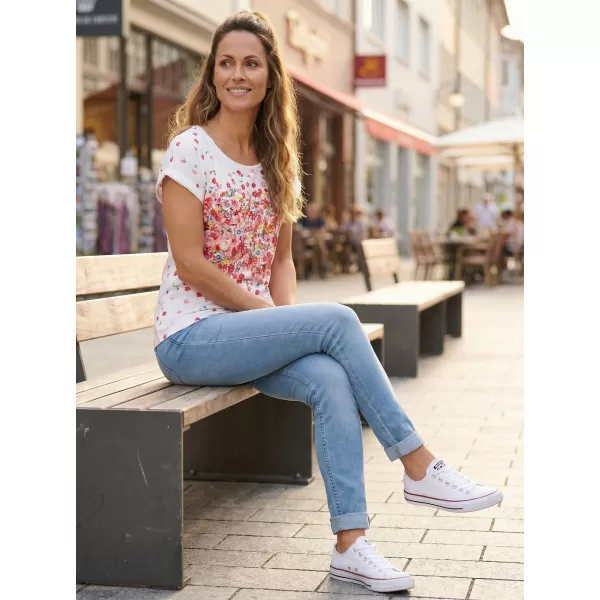  Ženska majica kratkih rukava KIXMI UDIA BIJELA 