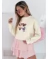 Ženska majica DSTREET MADELIN BY1461 BEŽ