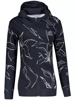 Ženska premium funkcionalna majica s patentnim zatvaračem ALTISPORT VOJ/ALW100MI02 CRNA