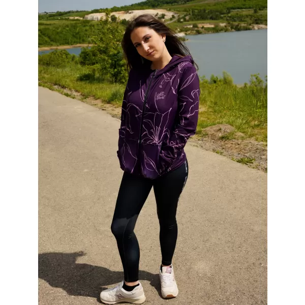  Ženska premium funkcionalna majica s patentnim zatvaračem ALTISPORT VOJ/ALW100MI02 FUKSIJA 