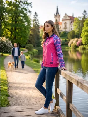 Ženska jakna ALTISPORT EDRIA RUŽIČASTA