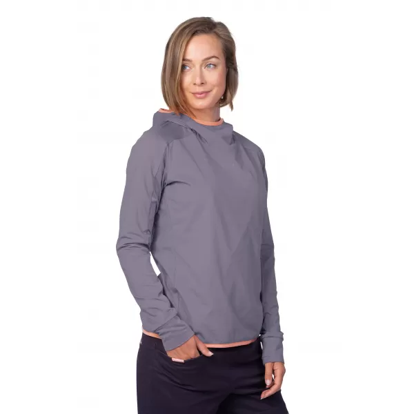  Ženska majica HANNAH NYMA HOODY SIVI GREBEN MEL 