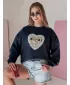 Ženska majica DSTREET SESRDUCHOVA BY1439 TAMNOPLAV