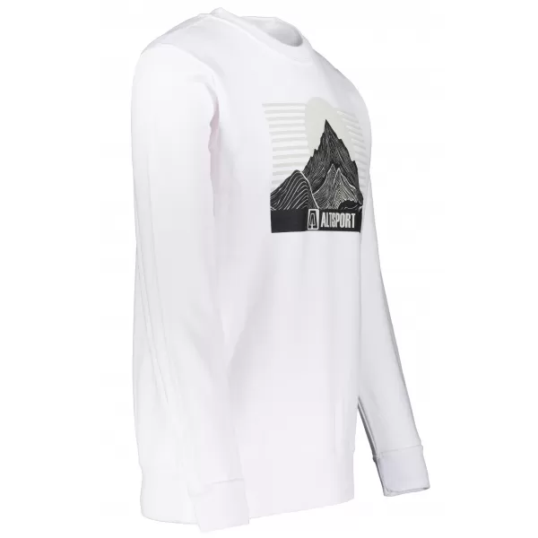  Muški sweatshirt ALTISPORT ALM188406 BIJELA 