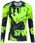 Ženska vrhunska funkcionalna majica dugih rukava ALTISPORT VOJ/ALW076TR03 CRNA/FLUO ŽUTA