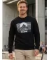 Muški sweatshirt ALTISPORT ALM188406 CRNA