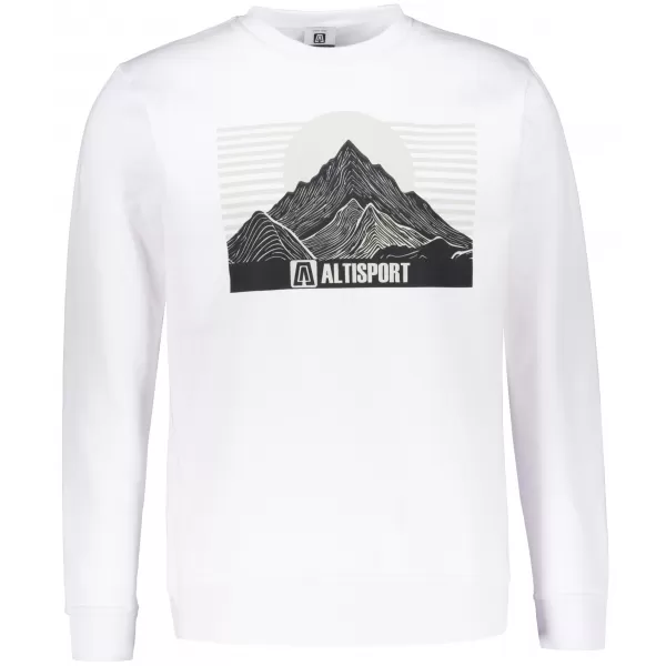  Muški sweatshirt ALTISPORT ALM188406 BIJELA 