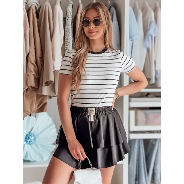  Ženska suknja DSTREET FALBELA CY0494 CRNI 