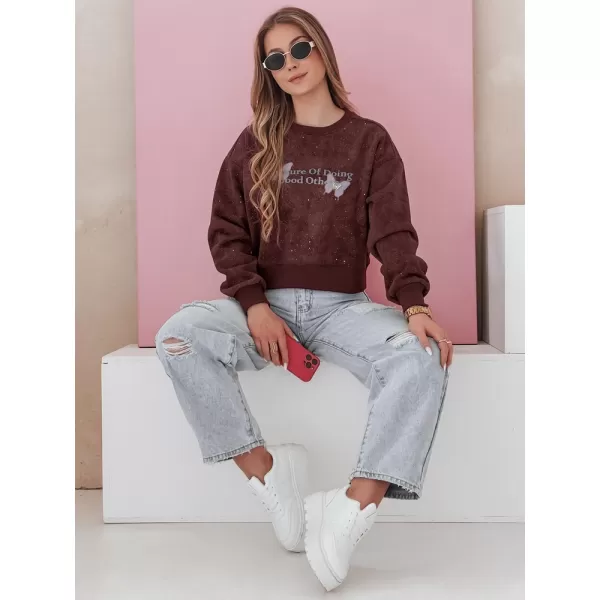  Ženska majica DSTREET SPARKI BY1405 BORDA 