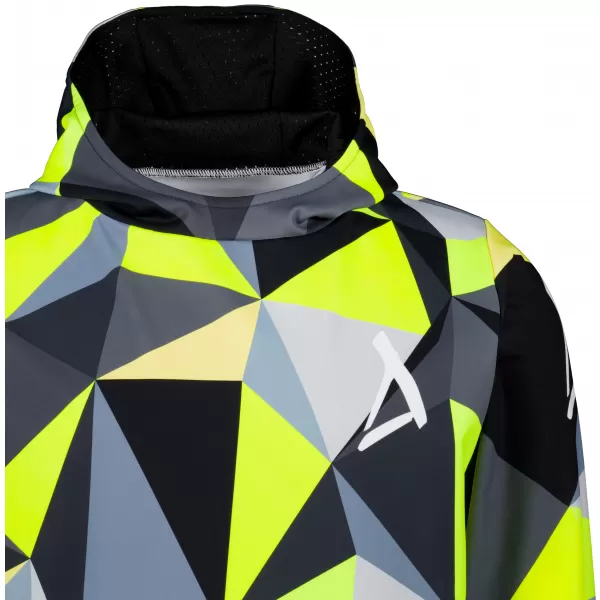 Muška funkcionalna dukserica premija ALTISPORT VOJ/ALM007MI01 CRNO/FLUO ŽUTO 